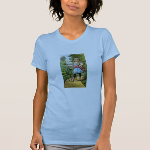 19. Jh. Mädchen und ihr Dreirad T-Shirt
