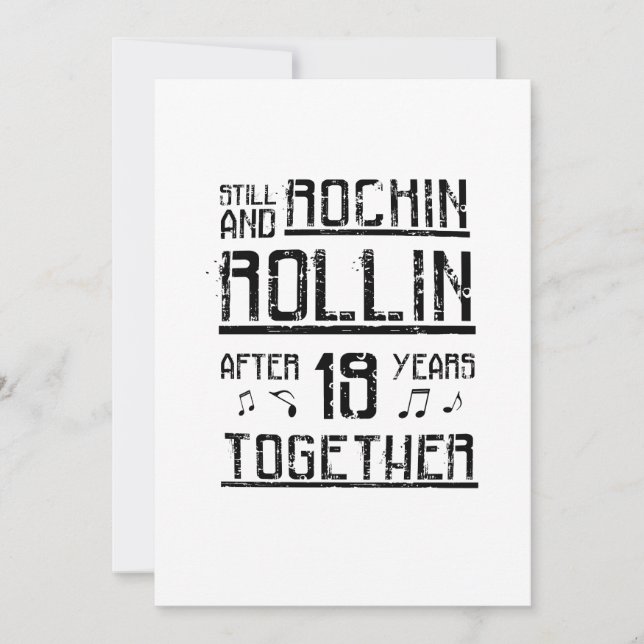 19. Jubiläum - 19 Jahre Paare - Geschenk Karte (Vorderseite)