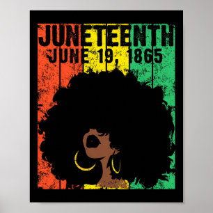 19. Juni 1865 Ancestors African American Poster