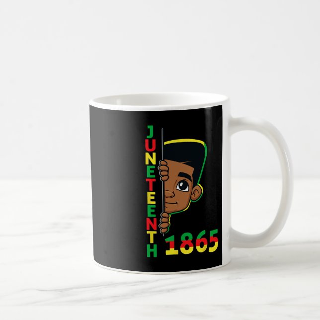 19. Juni 1865 Cool Brown Skin King B Kaffeetasse (Rechts)