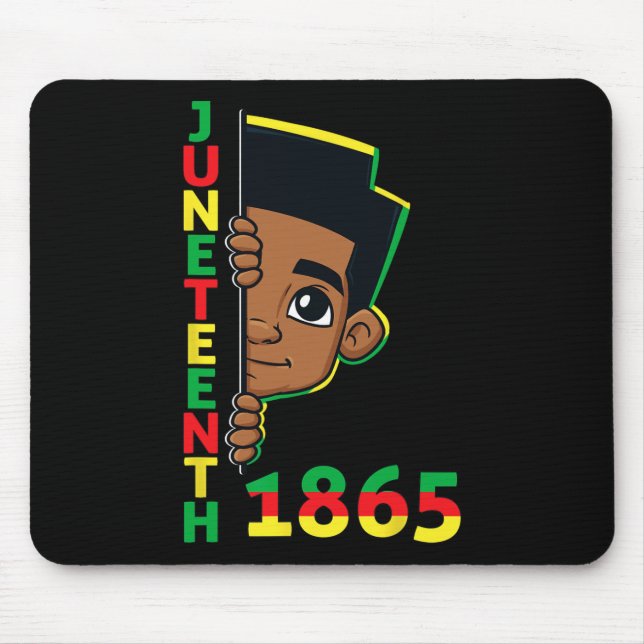 19. Juni 1865 Cool Brown Skin King B Mousepad (Vorne)