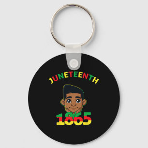19. Juni 1865 Cool Brown Skin King B Schlüsselanhänger