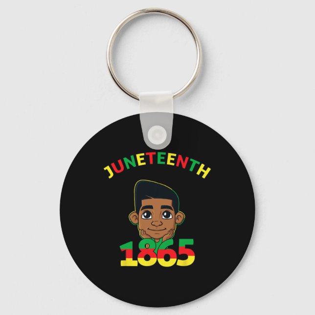 19. Juni 1865 Cool Brown Skin King B Schlüsselanhänger (Vorderseite)