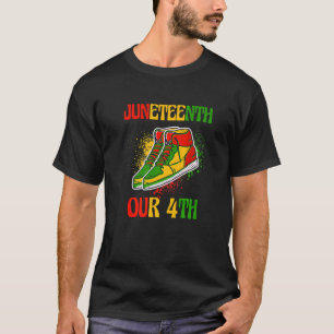 19. Juni 1865 Schwarze Afrikanische Amerikanische T-Shirt
