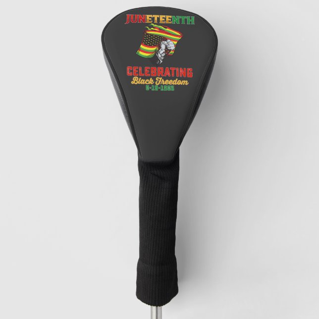19. Juni 1865: Schwarze Freiheit Golf Headcover (Vorderseite)