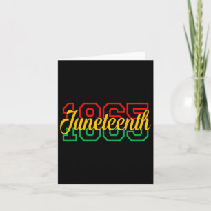 19. Juni 2024 Feiern Black Freedom 1865 Histo Karte