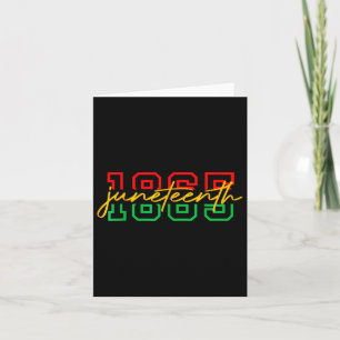 19. Juni 2025 Feiern Black Freedom 1865 Histo Karte