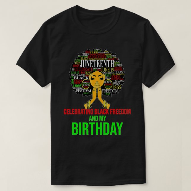 19. Juni: Frauen und Mädchen feiern Freiheit und G T-Shirt (Design vorne)