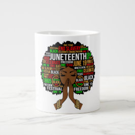 19. Juni, Monat der schwarzen Geschichte, Kwanza,  Jumbo-Tasse