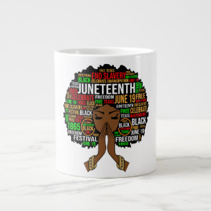 19. Juni, Monat der schwarzen Geschichte, Kwanza,  Jumbo-Tasse