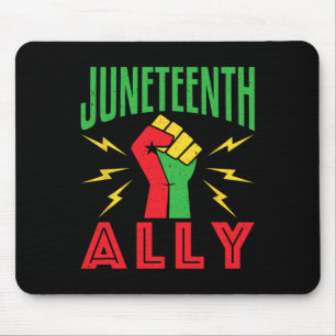 19. Juni Unterstützung Protest Pride Fist Mousepad