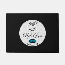 19. Loch Bar Personalisiert Golf Ball Design Bar Fußmatte