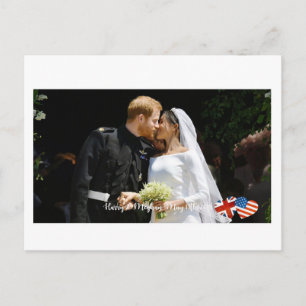 19. Mai 2018: Wenn Harry Meghan verheiratet Postkarte
