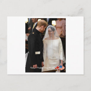 19. Mai 2018: Wenn Harry verheiratet Meghan Postkarte