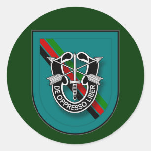 19. SFG (A) - Service in Afghanistan MA Runder Aufkleber