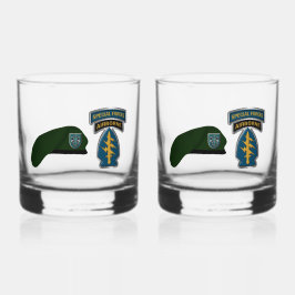 19. Special Forces Group Im Flugzeug Whiskyglas