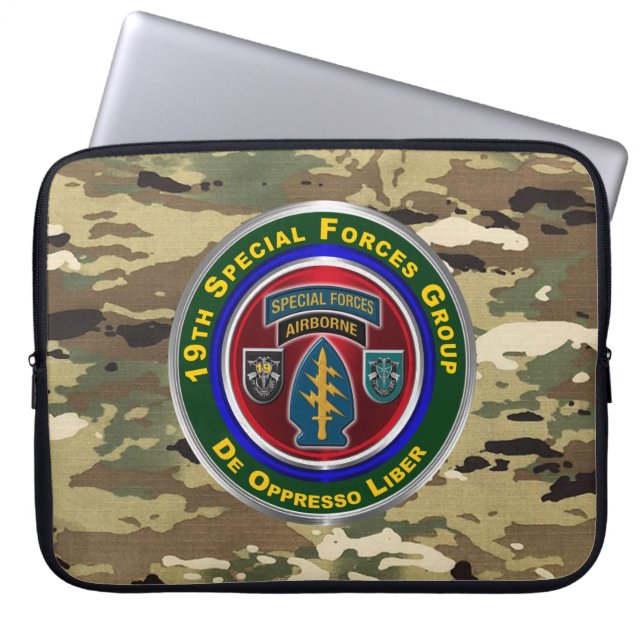 19. Special Forces Group Laptopschutzhülle (Vorderseite)