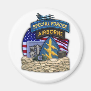 19. Spezialeinheiten Gruppe Wüstensturm iraq Vets  Magnet