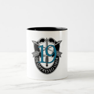 19. Spezielle Kraft-Gruppen-Wappen Zweifarbige Tasse