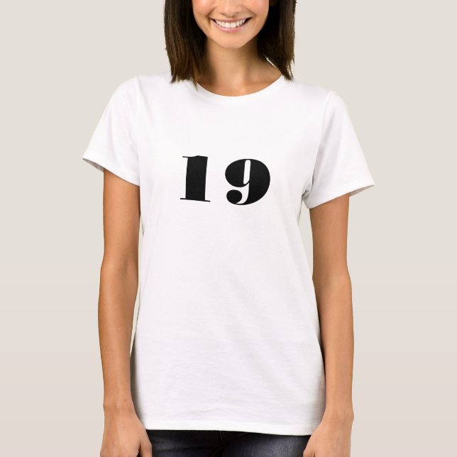 19 T-Shirt (Vorderseite)