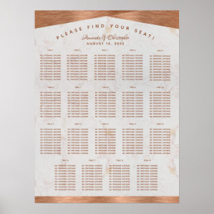 19 Tabelle Seating Chart Hochzeitskulptur Marmorku Poster