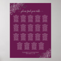 19 Tafelsilber auf Cassis Wedding Seating Chart