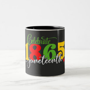 19. Tag des Gedenkens an die schwarze Freiheit Zweifarbige Tasse