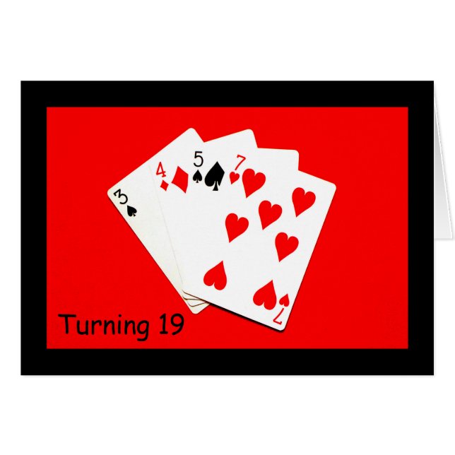 19 zu drehen ist ein großes Geschäft! (Vorderseite (Horizontal))