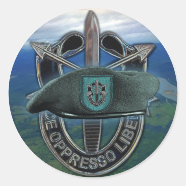 19e Sticker du groupe des forces spéciales Berets  (Devant)