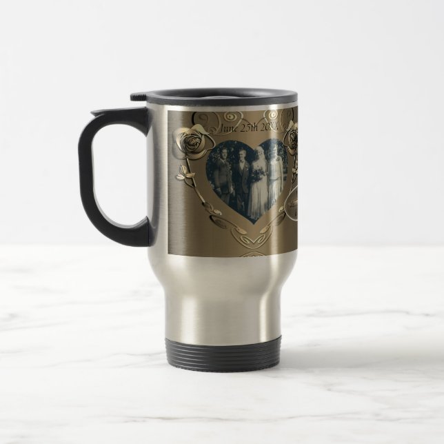 19ème/8ème Bronze + 2 Photos Mug (Gauche)