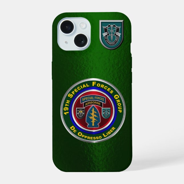 19th Special Forces Group iPhone 15 Hülle (Rückseite)