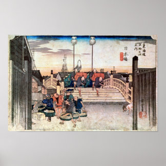 1. 日本橋, 広重 POSTER