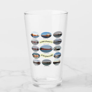 1.000-Fuß-Frachter auf den Great Lakes Glas