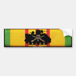 1/16th Inf spüren auf VSM Band-Stoßdämpfer auf Autoaufkleber