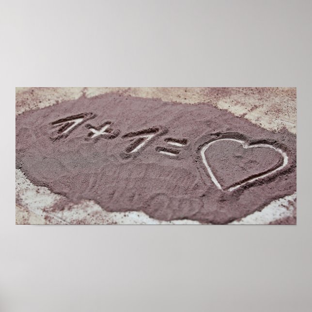 1 + 1 Equals Liebe Poster (Vorne)