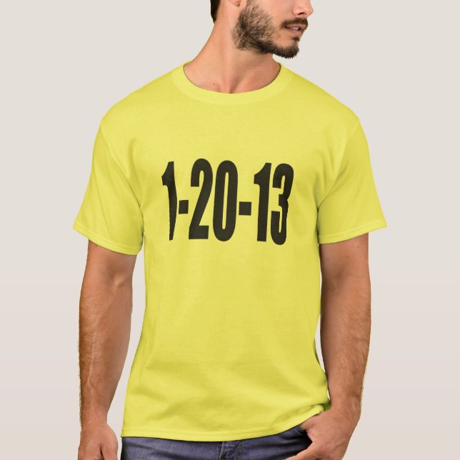 1-20-13 T-Shirt (Vorderseite)
