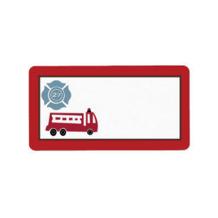 1,25 Adresse Nojo Feuer-Motor des Mailings-" Adressaufkleber