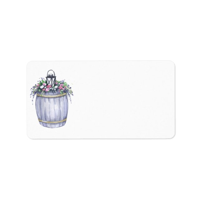 1.25"x2.75" Business-Mailing-Adressen Label Sommer Adressaufkleber (Vorne)