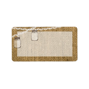 1.25"x2.75" Mailing-Adresse Mason Jar String Light Adressaufkleber