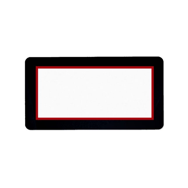 1.25"x2.75" Mailingadresse Einheitlicher Meeresrau Adressaufkleber (Vorne)