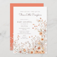 1, 2, 3 kleine Pumpkins Kinderdusche