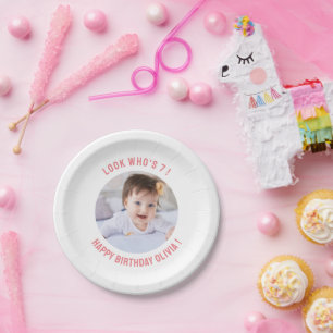 1. 2. 4. 5. 6. 7. 10. 20. Geburtstag Pappteller