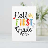 1/2 - Hallo Shirt erster Klasse, Student erster Kl