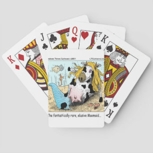 1/2 Kuh 1/2 Meerjungfrau Magaid Funny Spielkarten