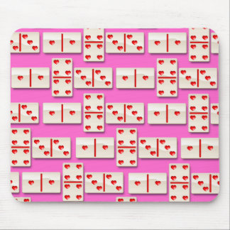 1-4-3 Herz-Dominos Mousepad