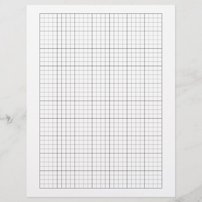 1/4 Zoll Graph Paper (4 Quadrate pro Zoll) - Schwa Briefbogen (Vorderseite)