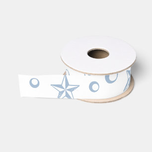 1,5" Grobgestreiftes Band Seepferdchen Ozean Stran Ripsband