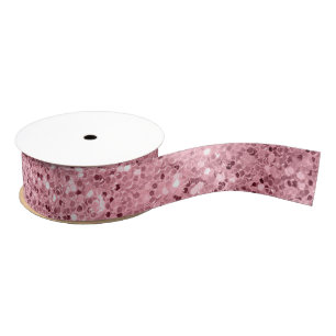 1,5" Grobgurtband Rose Gold Glitter Ripsband
