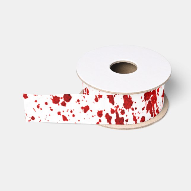 1.5" Grosgetreide Ribbon Spritzer Vampire Gothi Ripsband (Spule)