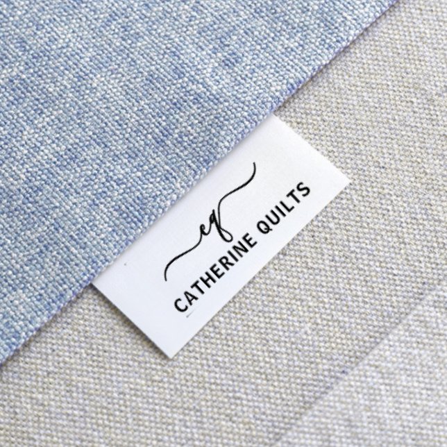 1,5" Namensinitialen Benutzerdefiniertes Bekleidun Ripsband (Von Creator hochgeladen)